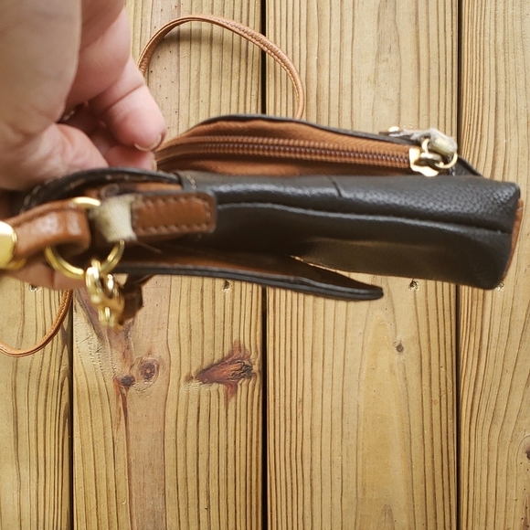 Tignanello black/brown crossbody and handbag - Picture 10 of 10